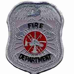 Grey FIRE Department Patches