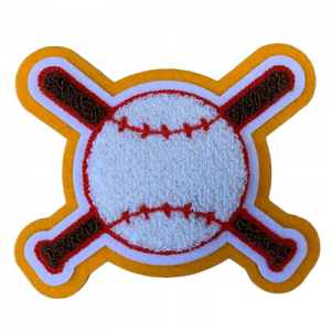 custom chenille patches baseball