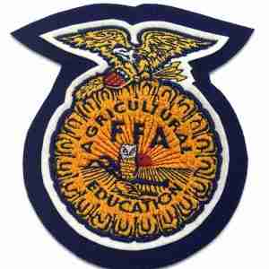 letterman FFA patch