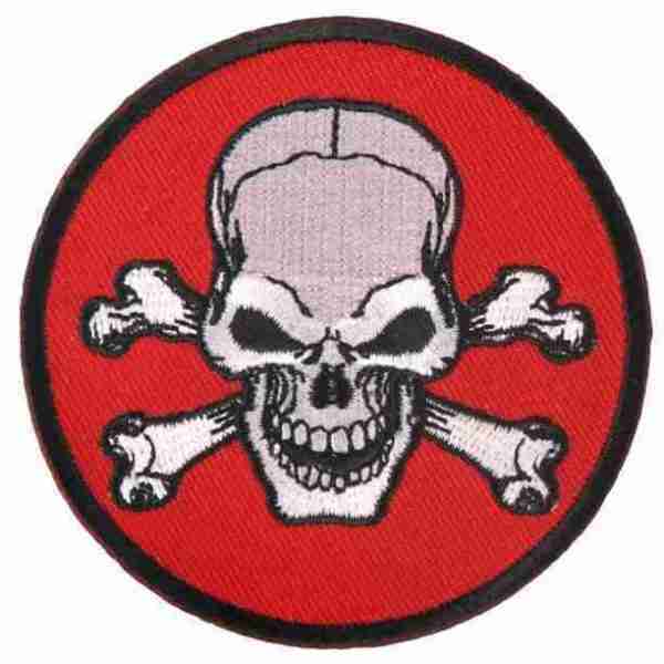 skull velcro patch