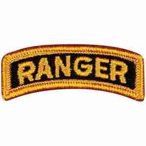 Army Ranger Tab Patch Color