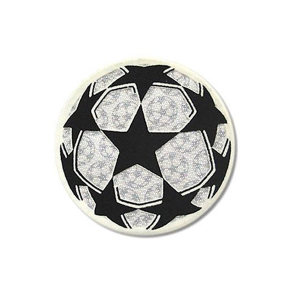 CHAMPIONS LEAGUE SOCCER BALL PATCH (WHITE)