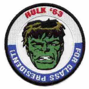 Hulk '63 For Class President Marvel Patch