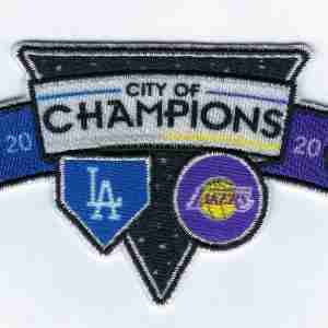 Lakers City of Champions Fan NBA Patch