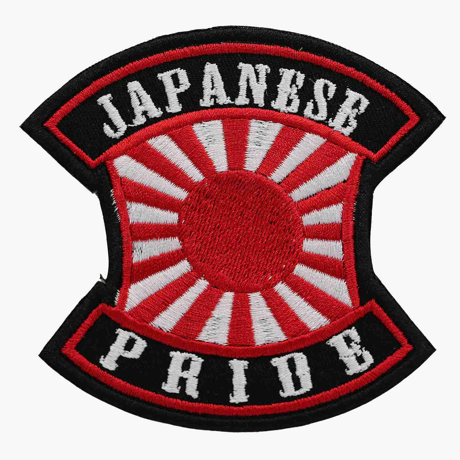 thumbnail image 2 of Japan Flag Patch – Iron On Embroidered Country Patch – New – Unbranded 2 of 4
