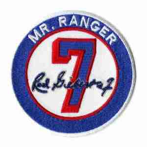 New York Rangers Rod Gilbert NHL Patch