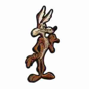 Official Looney Tunes Patch Wile E Coyote Embroidered Iron On