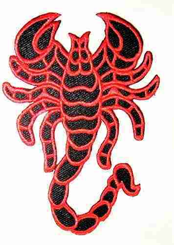 Red Scorpion Backpack Patches