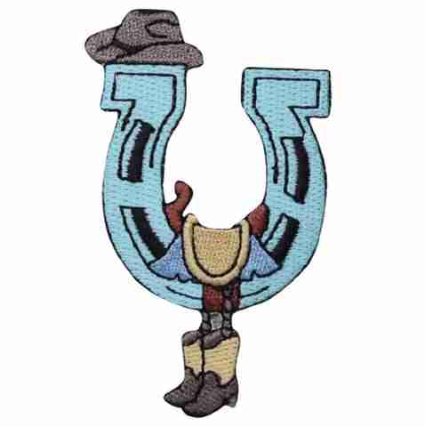 SADDLE COWBOY HAT PATCHES