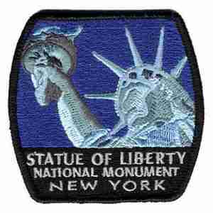 Statue Of Liberty National Monument Embroidered Patch