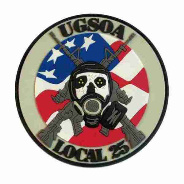 UGSOA local 25 pvc patch military patches