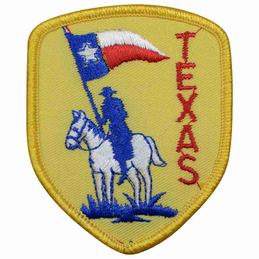 VINTAGE TEXAS COWBOY HAT PATCHES