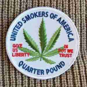 Vintage United Smokers Of America Weed Patch