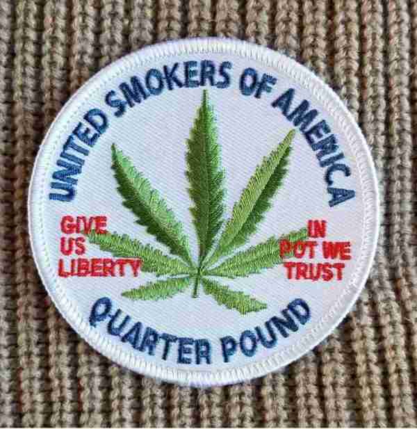 Vintage United Smokers Of America Weed Patch