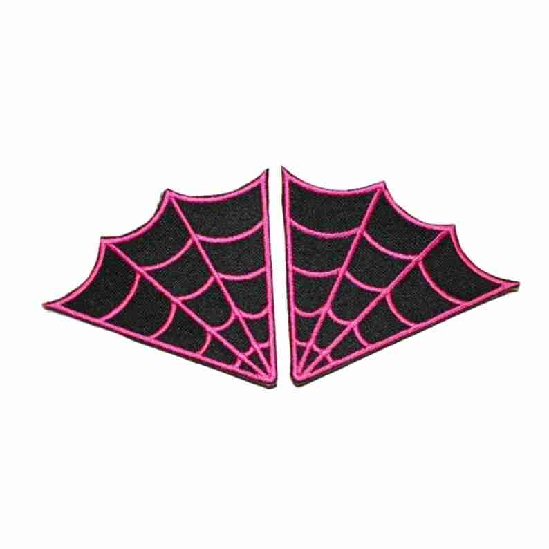 Web wings Punk Patches