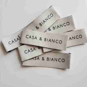 casa woven labels