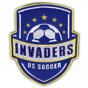 invaders soccer patches