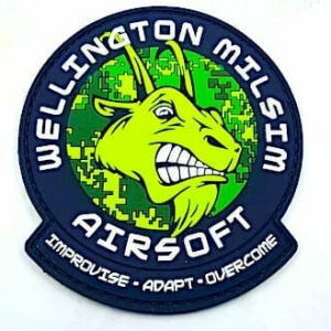 pvc airsoft patch logo