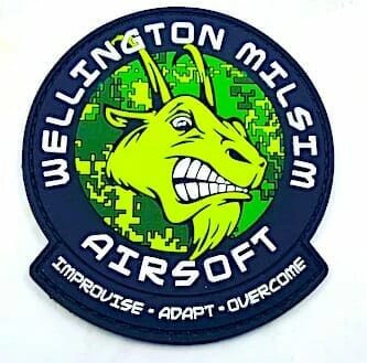 pvc airsoft patch logo