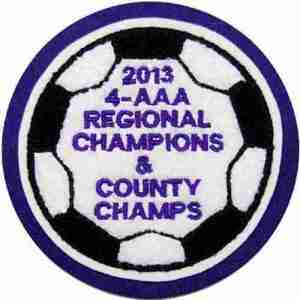 regional champ SOCCER patches