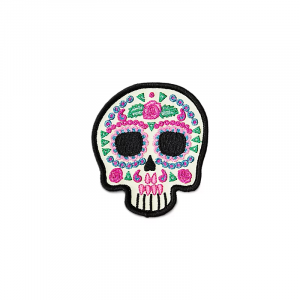 skull backpack patch