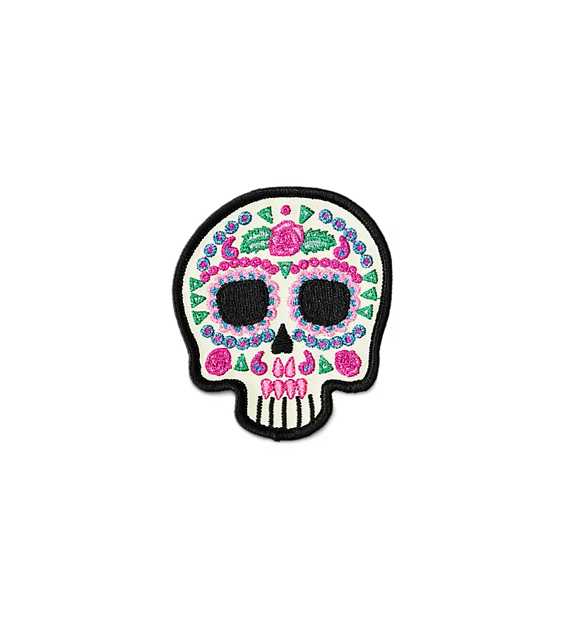 skull backpack patch