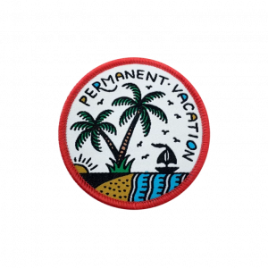 vacation woven patches